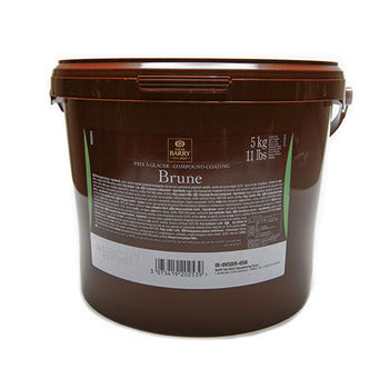 Cacao Barry Pate A Glacer Brune Dark Coating Chocolate 5kg