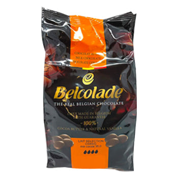 Wholesale Belcolade 33.9% Lait Sel Milk Chocolate 5 kg Bag-2ct Case Bulk