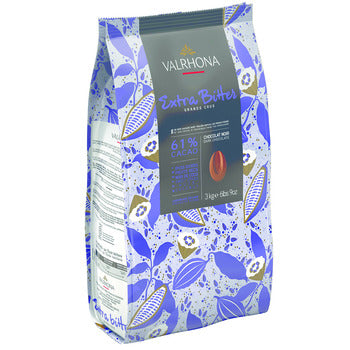 Valrhona 61% Extra Bitter Grand Cru Dark Chocolate 3kg