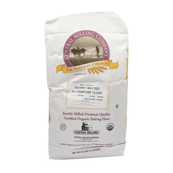 Central Milling Organic Unbleached Beehive All Purpose Flour 25lb