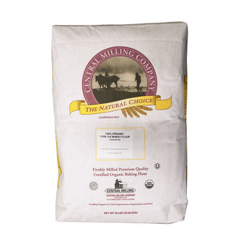 Central Milling Organic Wheat Flour Type 110 50lb