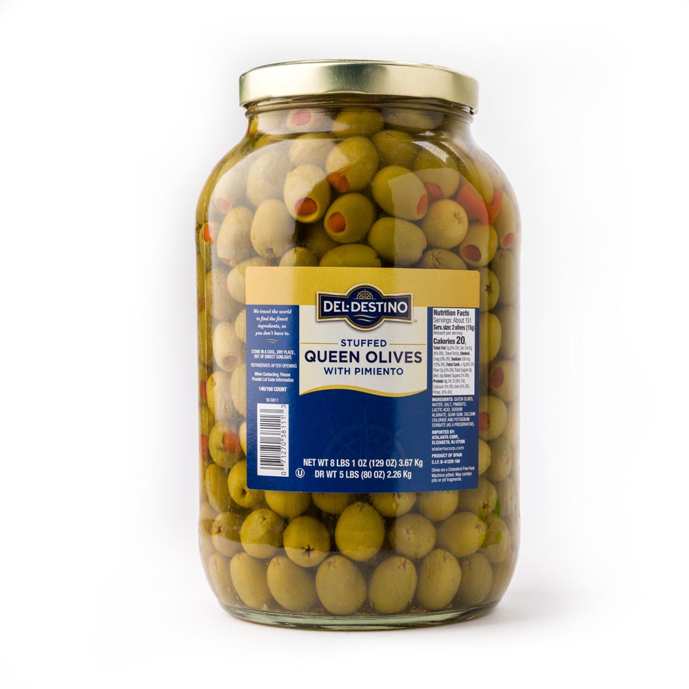 BelAria Stuffed Spanish Queen Olives 1gal