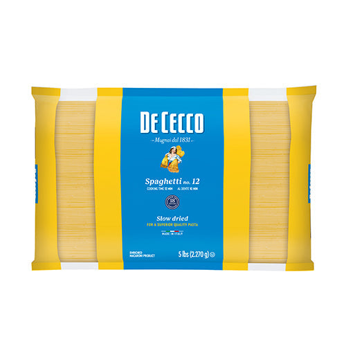 Wholesale De Cecco Dried Spaghetti Pasta 5lb-4ct Case Bulk