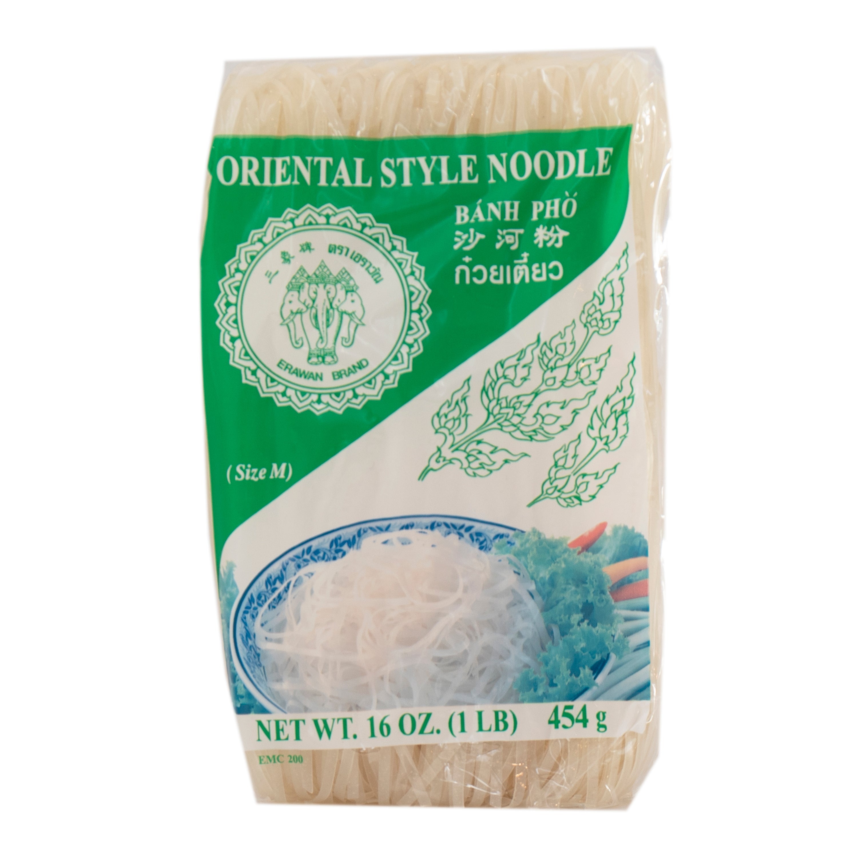 Erawan Brand Medium Flat Rice Stick 1lb