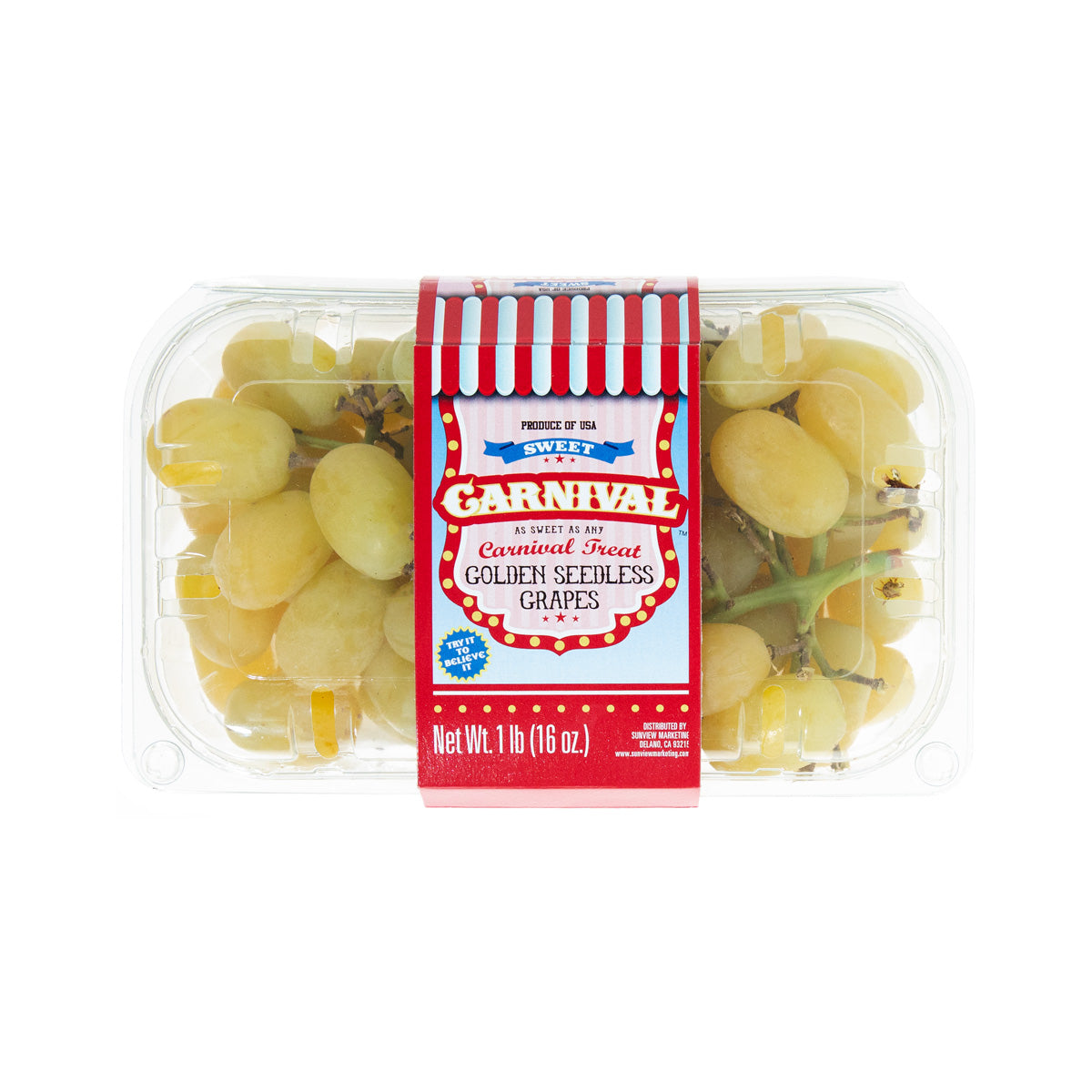 BoxNCase Sweet Carnival Grapes 1 LB