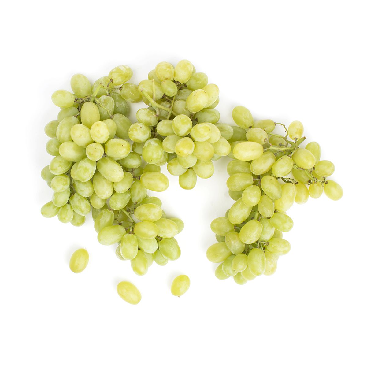 Wholesale BoxNCase Medium/Large Green Seedless Grapes-16-18 LB Bulk