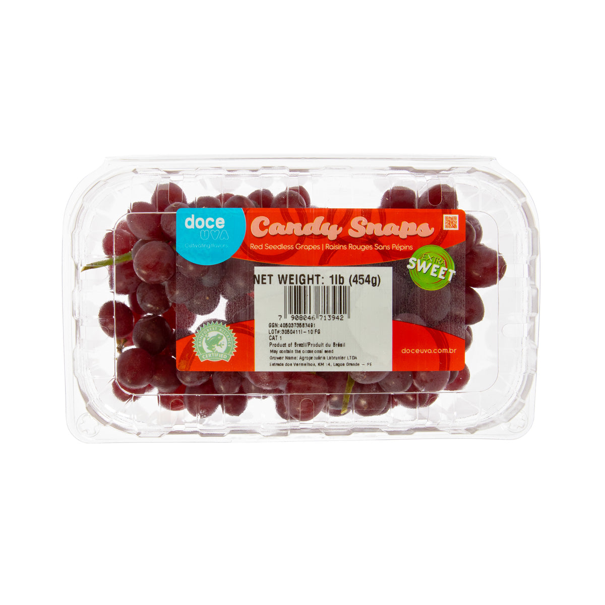 Wholesale BoxNCase Candy Snap Grapes 1 LB-10ct Case Bulk