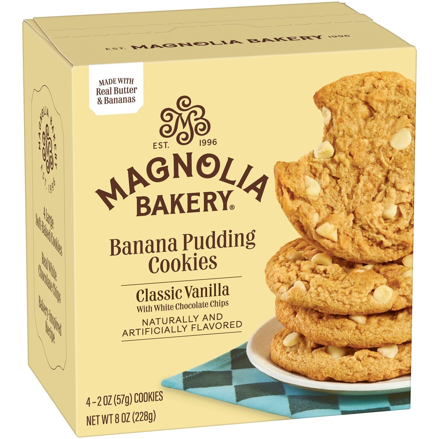 Magnolia Bakery Banana Pudding Cookies Vanilla 4oz 8ct