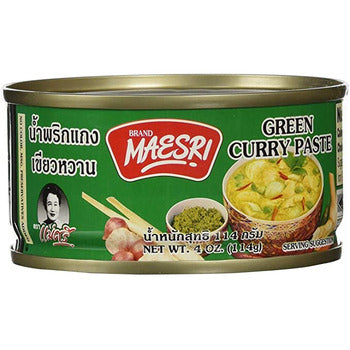 Wholesale Mae Sri Green Curry Paste 4oz-48ct Case Bulk