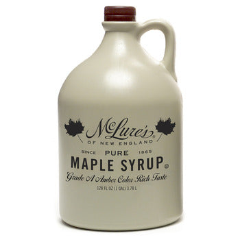McClure's Medium Amber Grade A Maple Syrup 4x