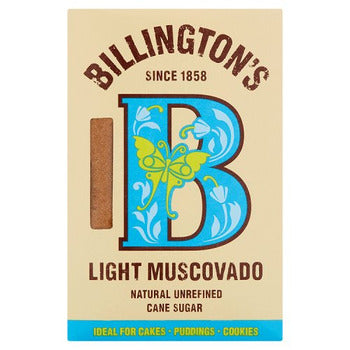 Billington's Light Muscovado Brown Sugar 1lb