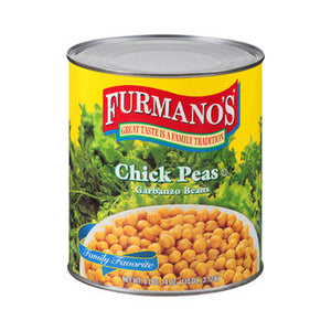 Wholesale Furmano's Chick Peas In Brine Furmano #10can-6ct Case Bulk