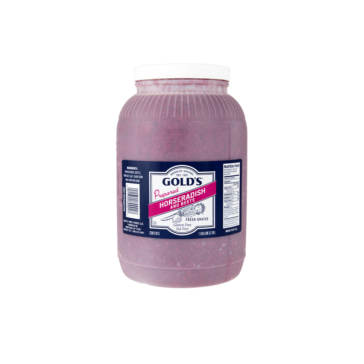 Gold'S Beet Red Horseradish Sauce 1 Gal Jug