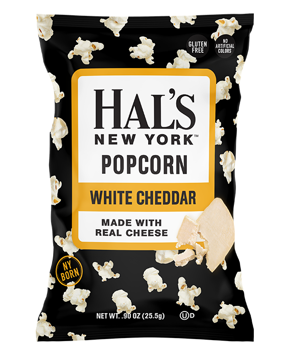 Wholesale Hals Ny Popcorn 9/7 Oz White Cheddar- Bulk