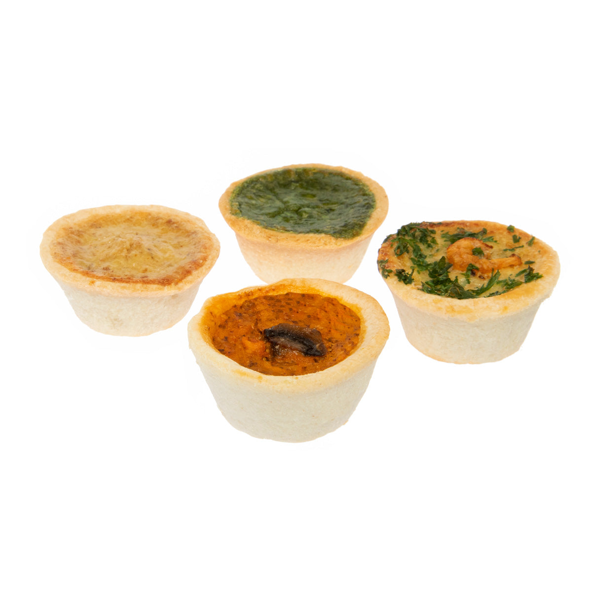 Wholesale Les Chateaux Assorted Mini Quiche-100 CT Bulk