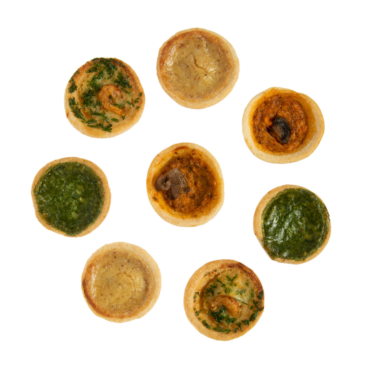 Wholesale Les Chateaux Assorted Mini Quiche-100 CT Bulk