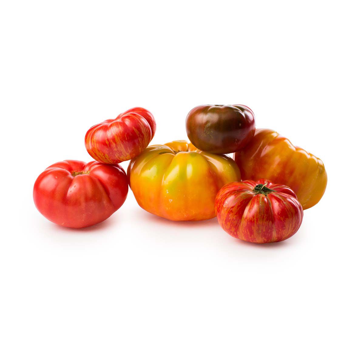 Wholesale BoxNCase Organic Heirloom Tomatoes-1 LYR 10 LB Bulk