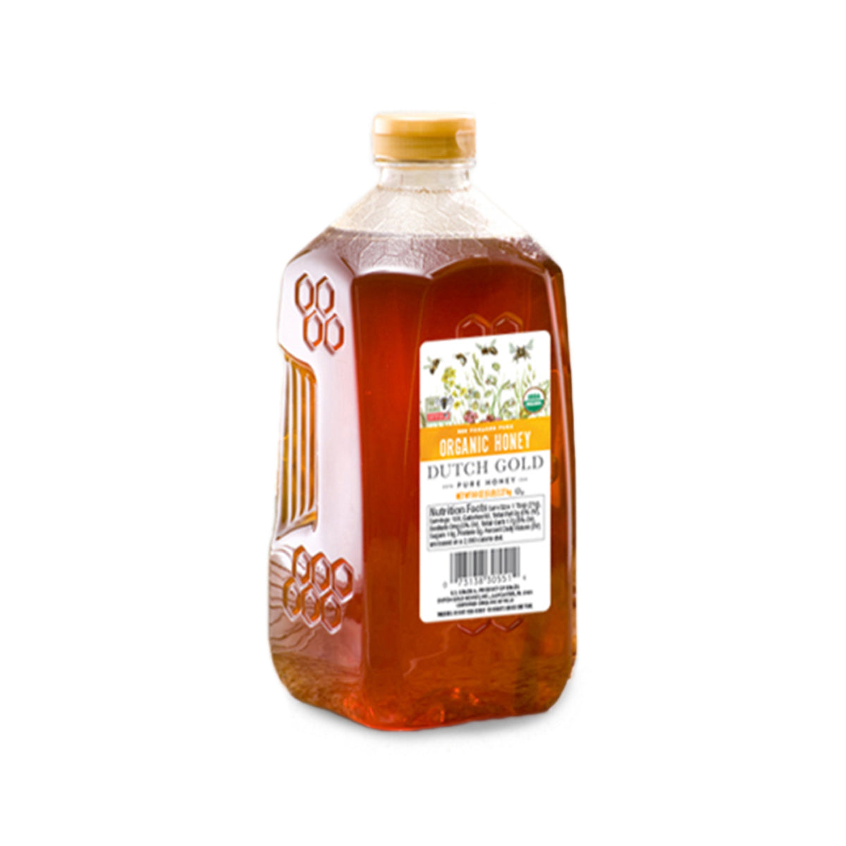 Wholesale Dutch Gold Organic Light Amber Honey 5 LB- Bulk