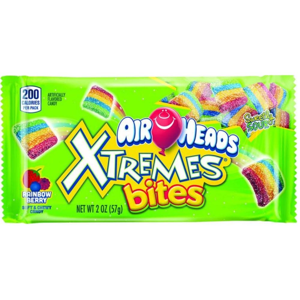 Airheads Xtremes Rainbow Berry Bites Candy 2 Oz