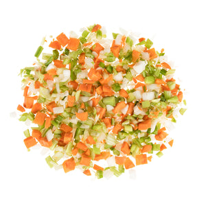 Wholesale BoxNCase 3/4 Vegetable Soup Mix / Mirepoix 5 LB-4ct Case Bulk