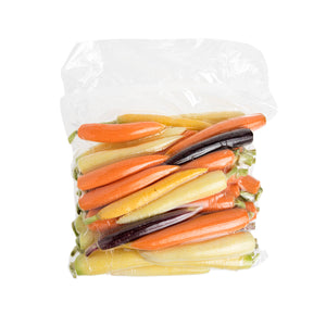 Wholesale BoxNCase Peeled Tri-Color Baby Carrots 5 lb Box-5 LB Bulk