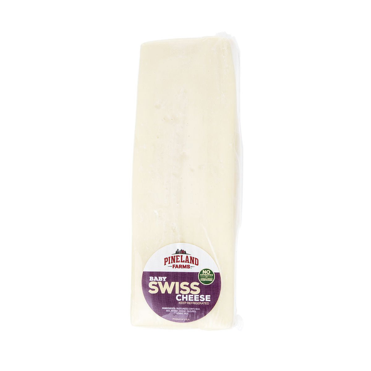 Wholesale Pineland Farms Baby Swiss Cheese Block- Bulk