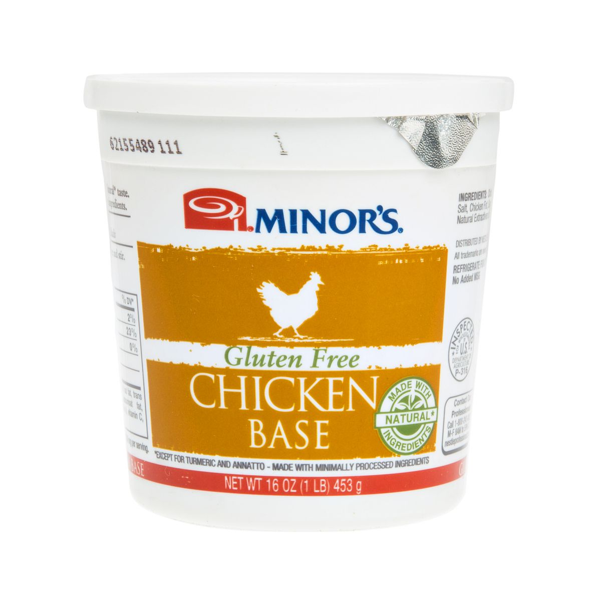 Wholesale Minor'S All Natural Base Chicken-1 LB Bulk