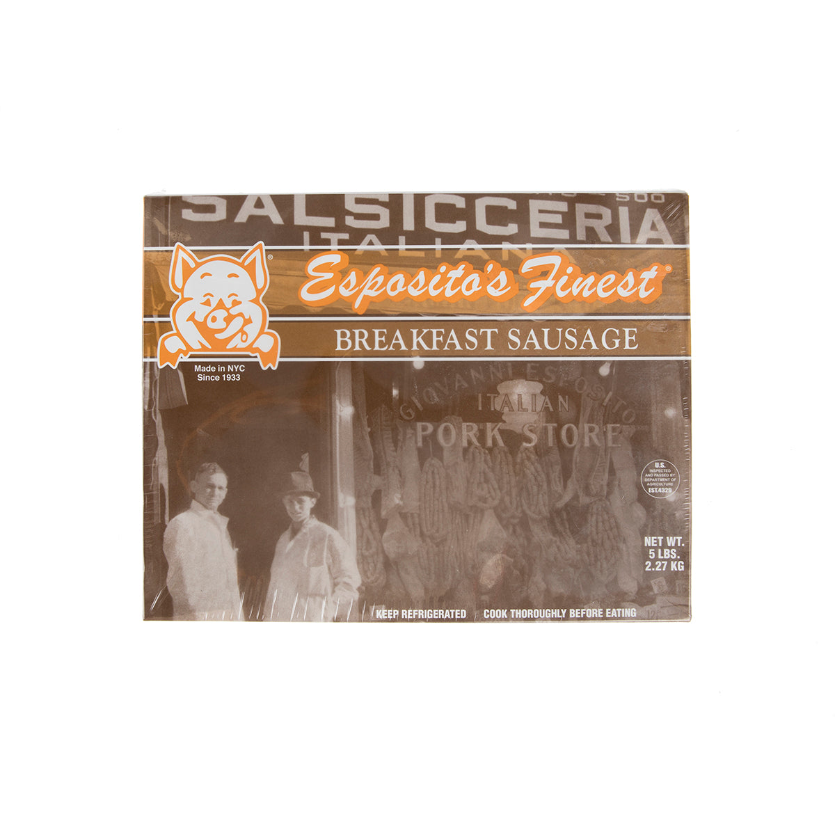 Esposito Sausage Frozen Pork Patty Sausages 3 OZ