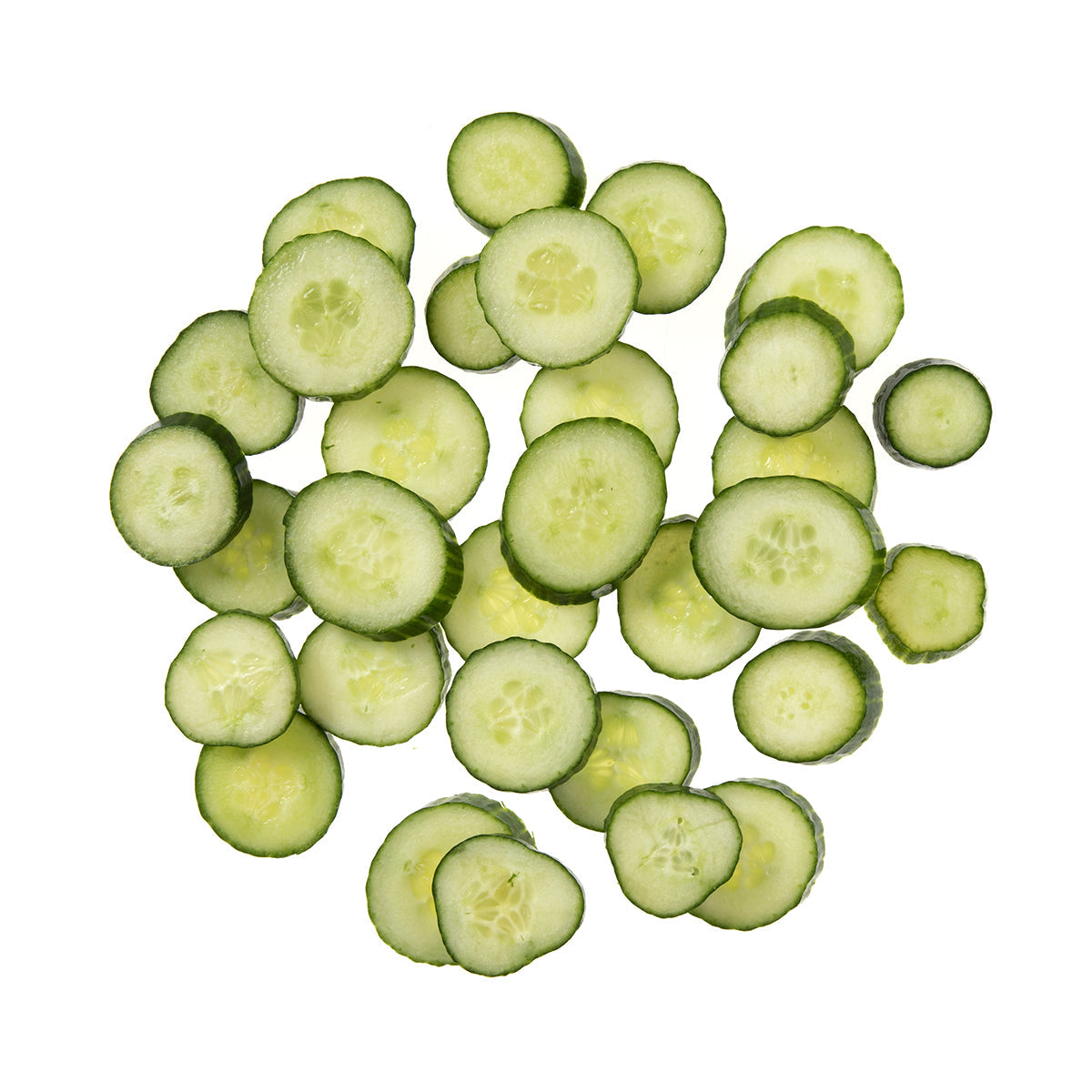 Wholesale BoxNCase Sliced Hot House Cucumbers 5 LB-2ct Case Bulk