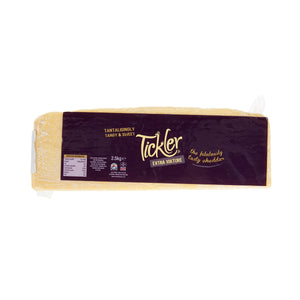 Wholesale BoxNCase Tickler Extra Mature Cheddar-5 LB Bulk