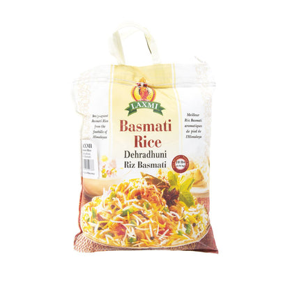 Wholesale BoxNCase White Basmati Rice 10 lb Bag-10 LB Bulk