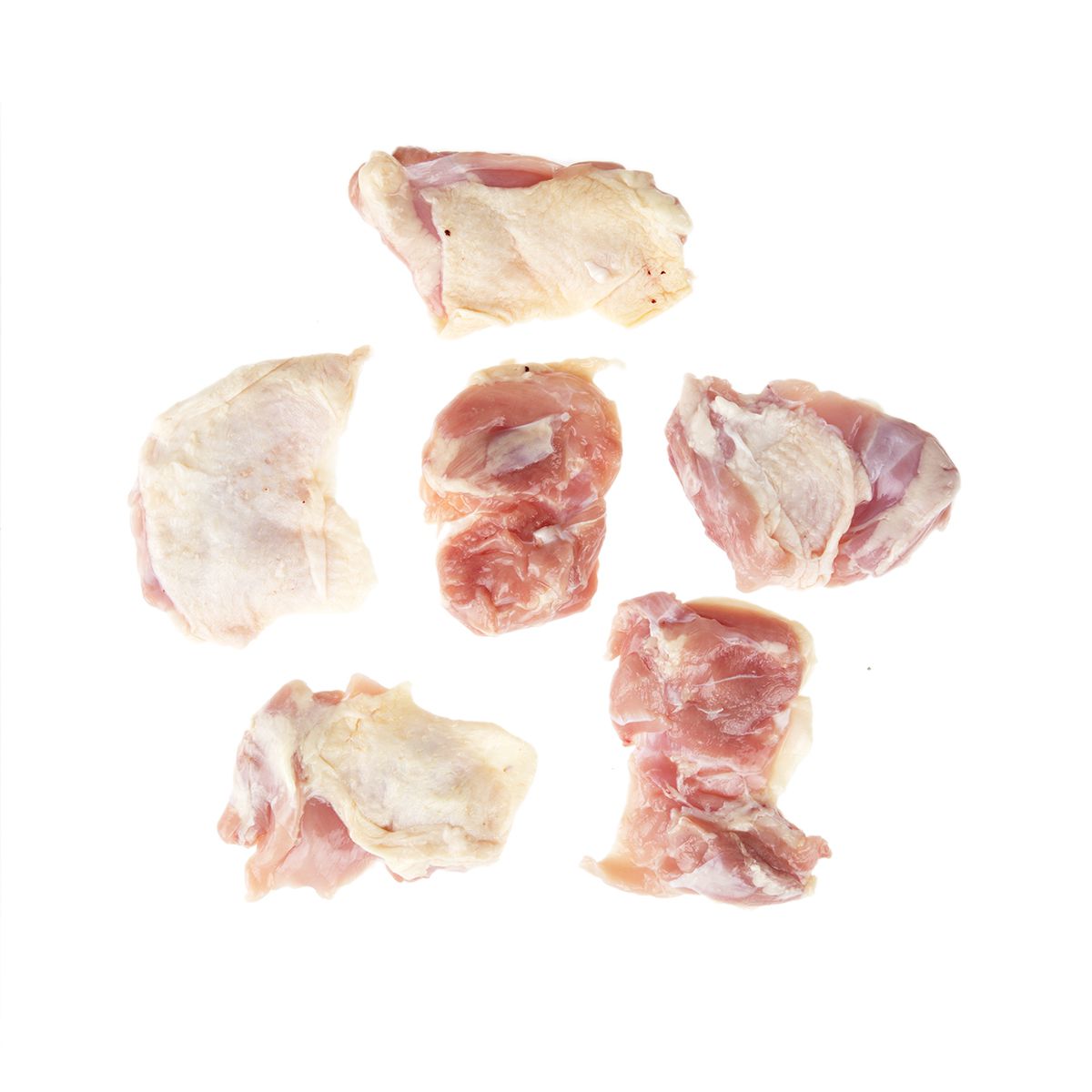 Wholesale Joyce Farms Naked Bone-In Skin On Chicken Thighs-19 LB Bulk