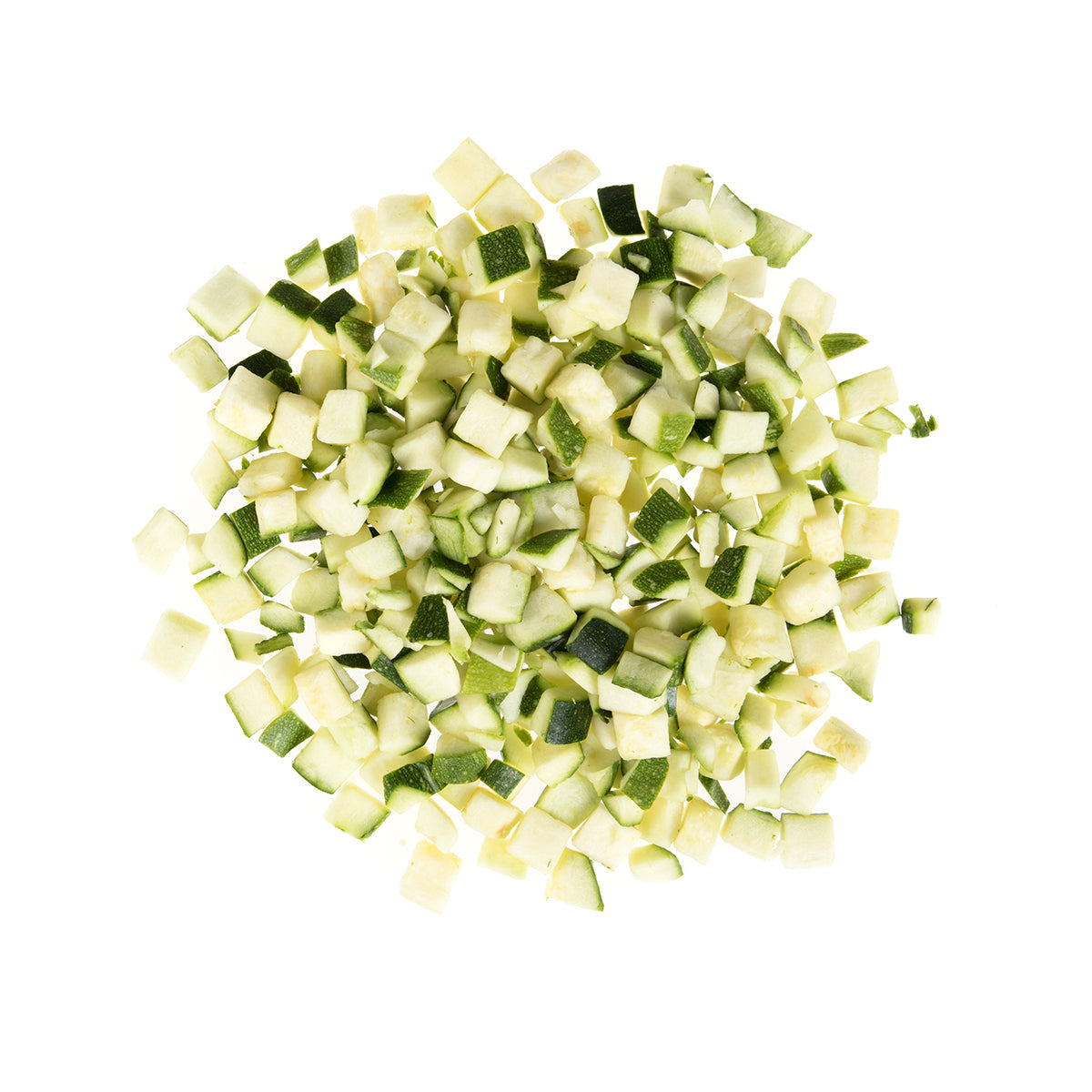 Wholesale BoxNCase 1/2in Diced Green Squash- Bulk