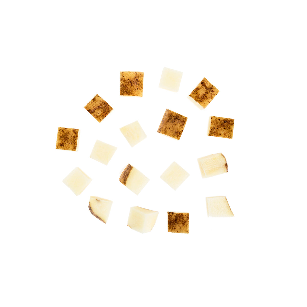 Wholesale BoxNCase Cubed Potatoes with Skin- Bulk