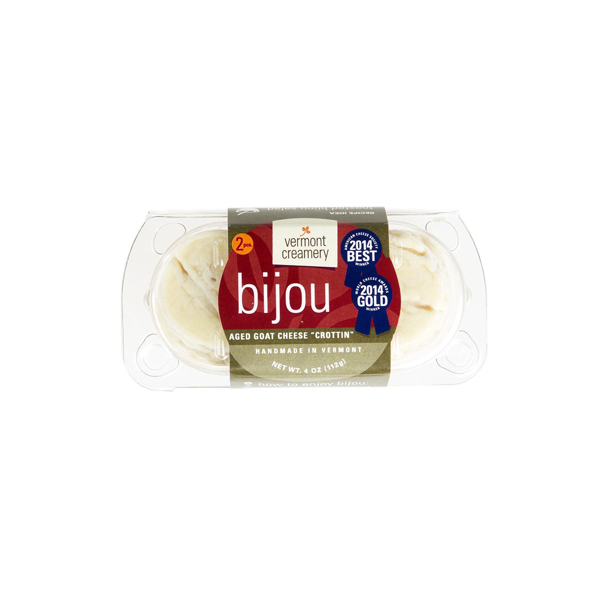 Wholesale Vermont Creamery Bijou Retail Double Pack 4 OZ- Bulk