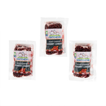 Wholesale Montchevre Cranberry Cinnamon Goat Cheese Logs 4 OZ- Bulk