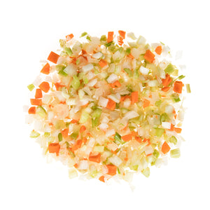 Wholesale BoxNCase 1/2 Vegetable Soup Mix / Mirepoix 5 LB-4ct Case Bulk