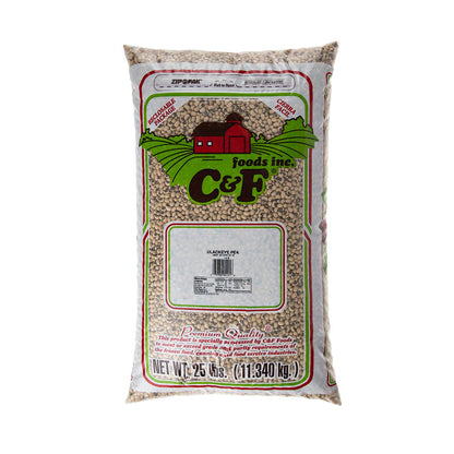 Wholesale BoxNCase Black Eyed Peas 25 lb Bag- Bulk