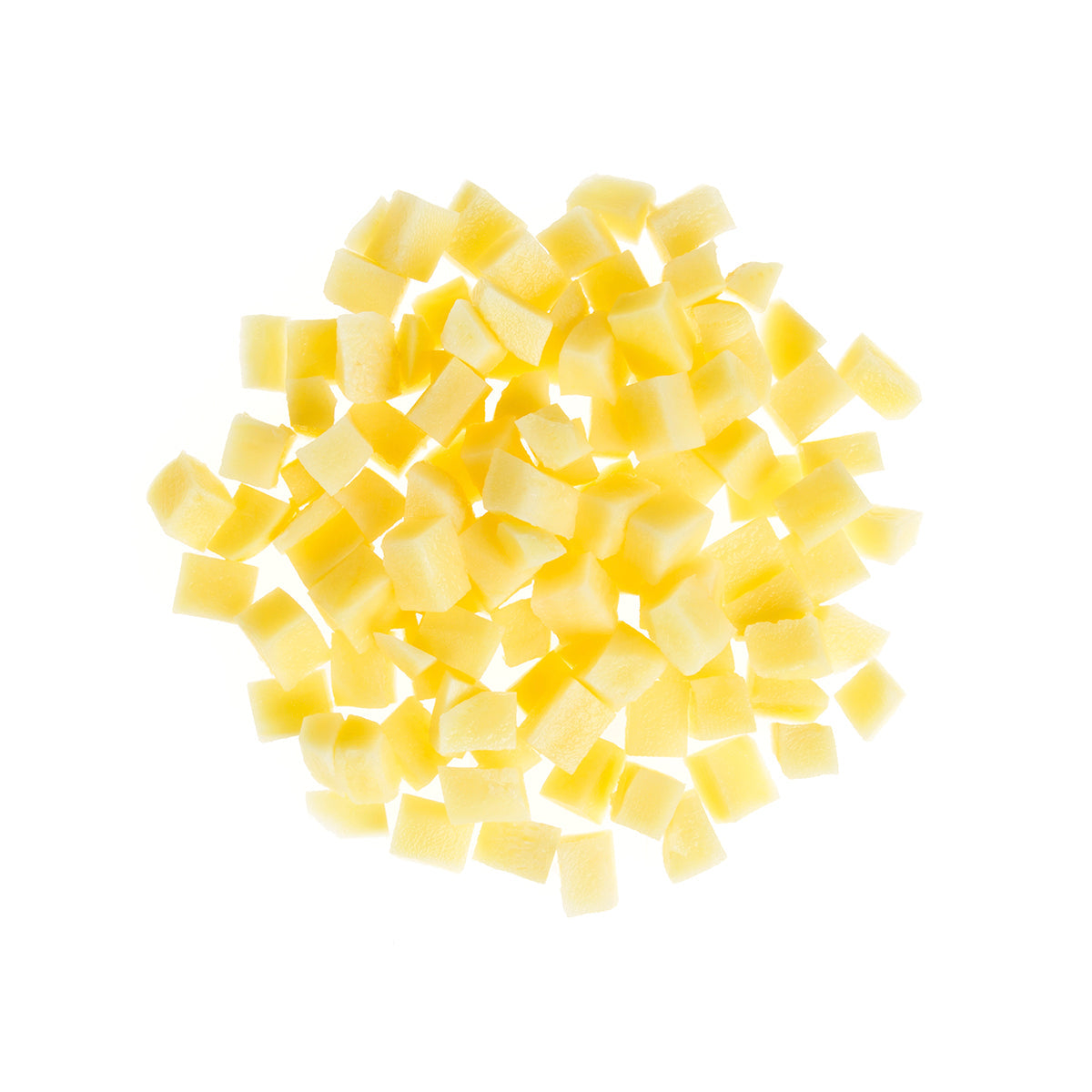 Wholesale BoxNCase 3/4 Peeled and Diced Yukon Potatoes-25 LB Bulk