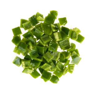 Wholesale BoxNCase 1 Diced Green Peppers 5 LB-2ct Case Bulk