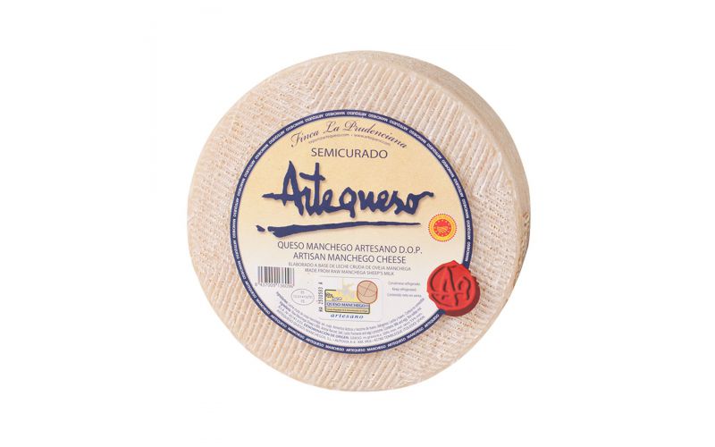 Wholesale Artequeso Manchego 4 Month Aged Cheese Bulk