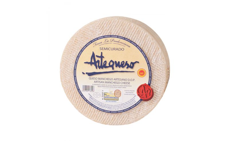 Wholesale Artequeso Manchego 4 Month Aged Cheese- Bulk