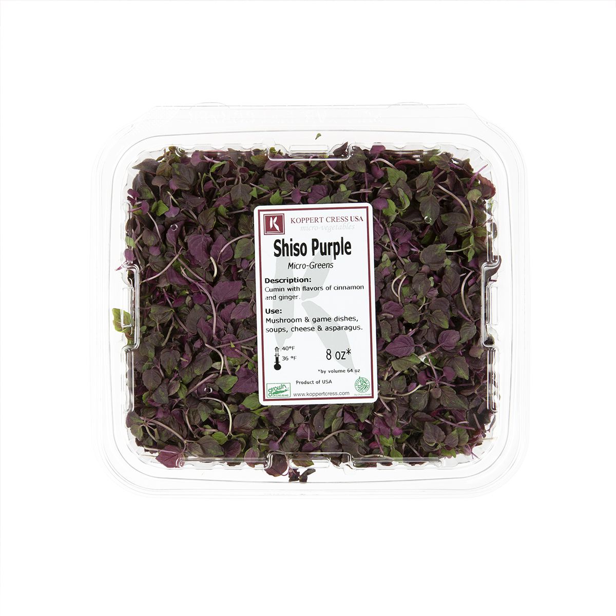 Wholesale BoxNCase Micro Purple Shiso Leaves- Bulk