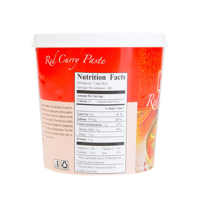 Wholesale BoxNCase Red Curry Paste 2 lb Tub- Bulk