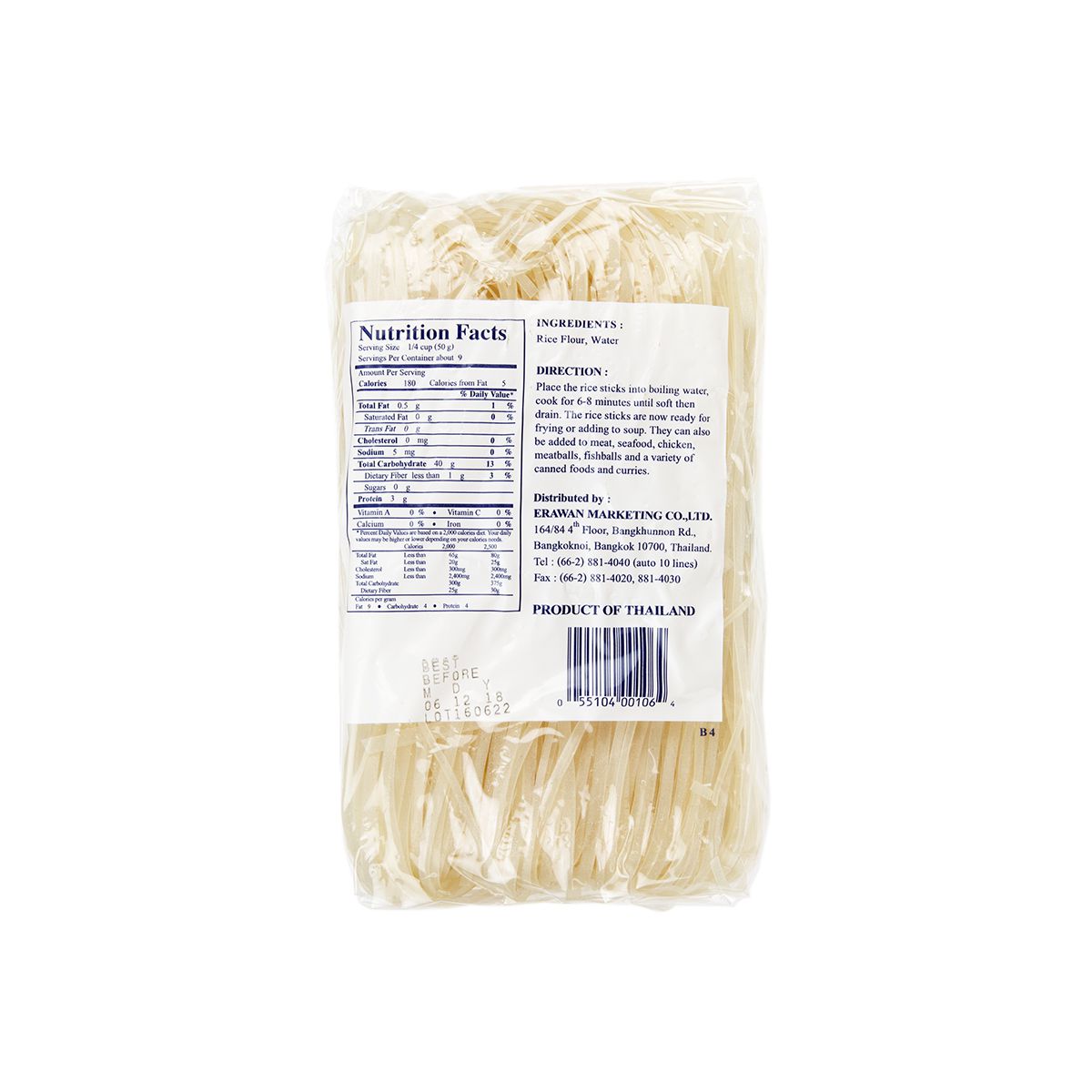 BoxNCase Pad Thai Noodles 1 lb Bag