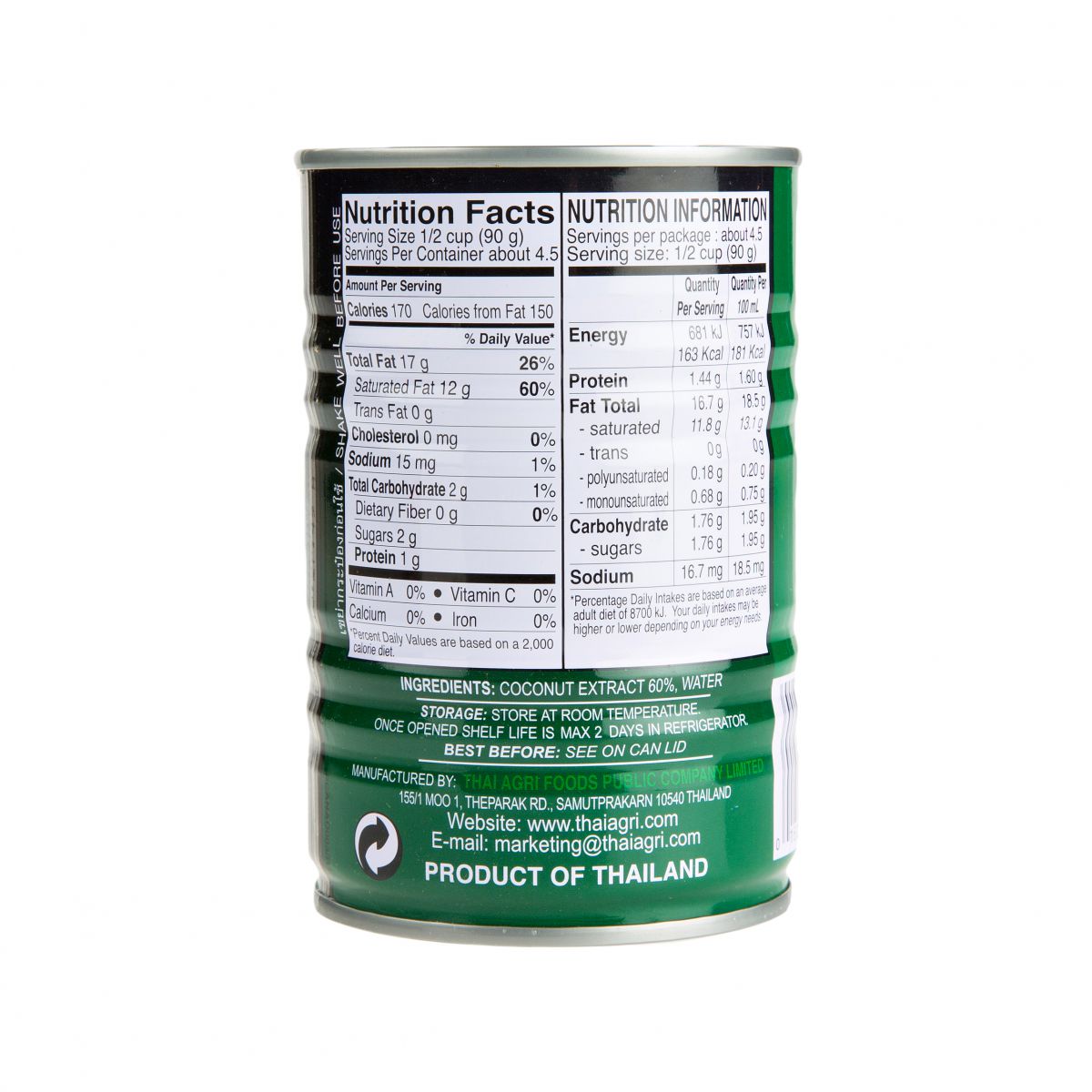 Wholesale BoxNCase Unsweetend Coconut Milk 13.5 Oz Can- Bulk