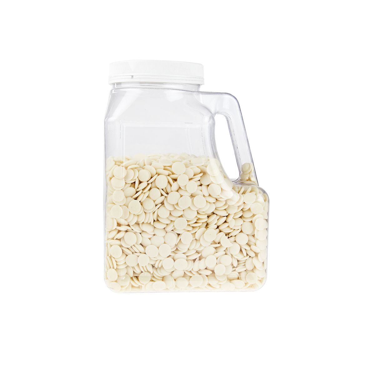 Wholesale BoxNCase Pâté Glace White Coins 6 lb Bottle- Bulk