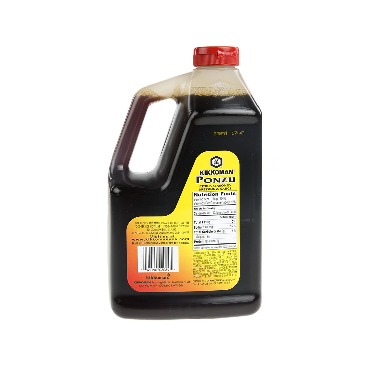 Wholesale Kikkoman Ponzu Sauce-1/2 GAL Bulk