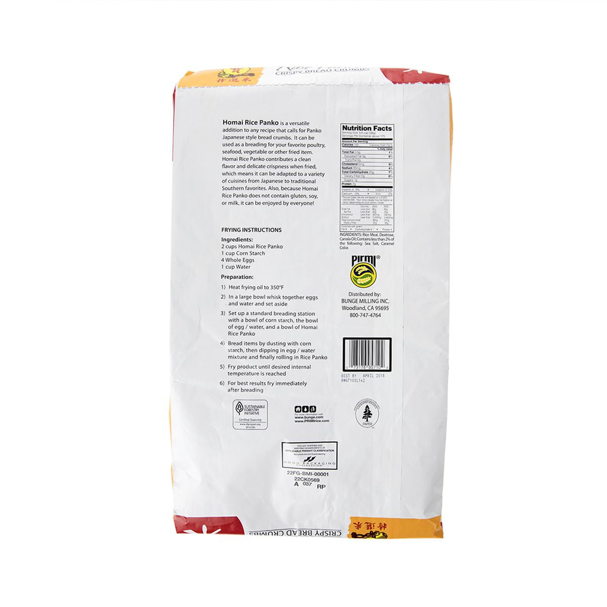 Wholesale BoxNCase Gluten Free Rice Panko Bread Crumb Box- Bulk