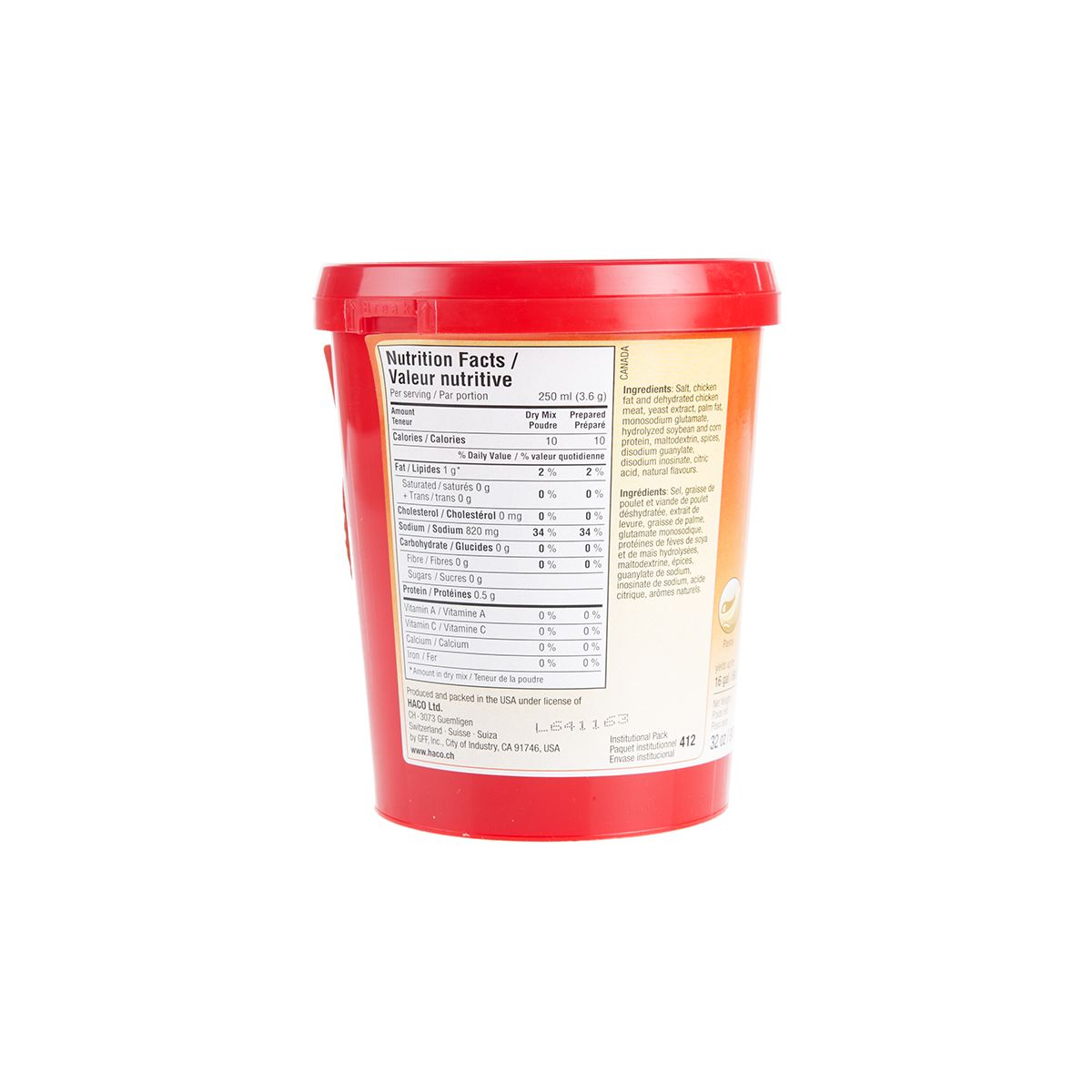 Wholesale Haco Chicken Flavor Base Paste- Bulk